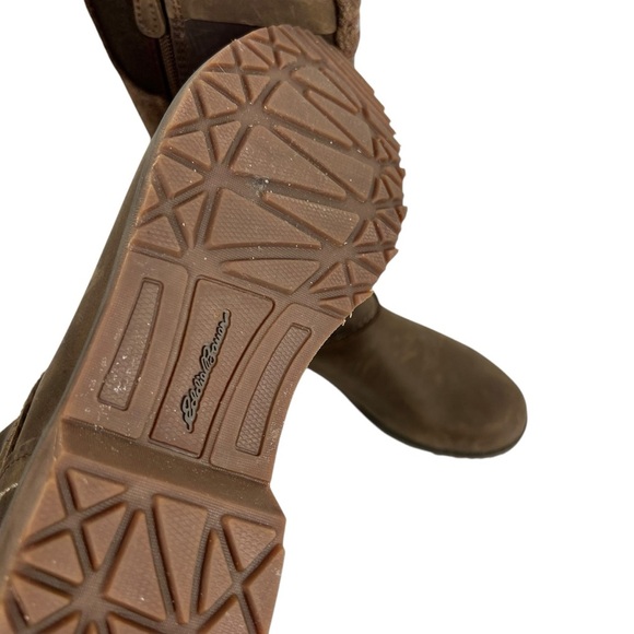Eddie Bauer Brown Winter & Rain Boots Durable Leather - Picture 8 of 11